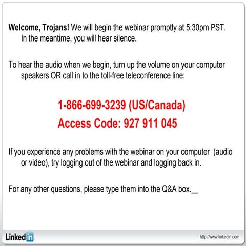 Usc linked in webinar 2 29-12