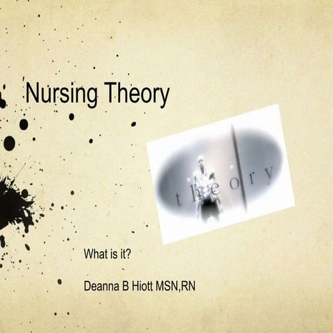 Uscu nursing theory what is it