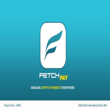 Fetch payments Pitch Deck