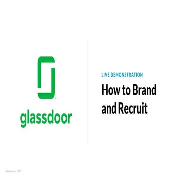 How to Brand and Recruit on Glassdoor