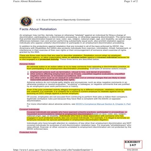 Eeoc compliance manual (highlighted) | PDF