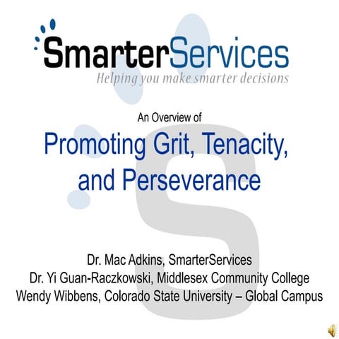 USDE Promoting Grit Webinar