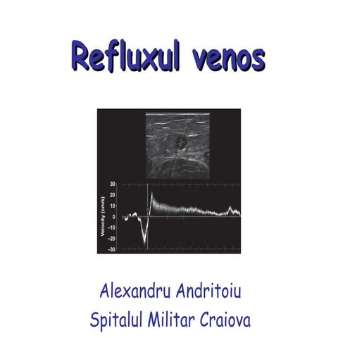 Us Doppler in evaluarea refluxului venos