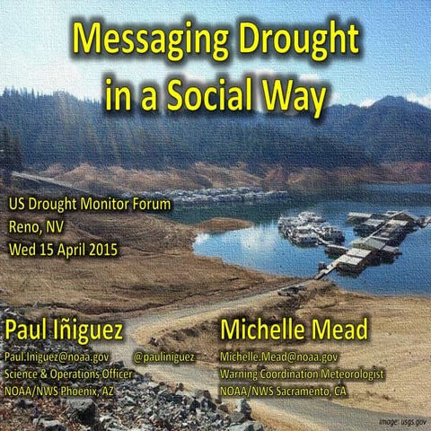 Measuring Drought in a Social Way