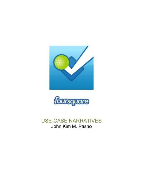 Use narratives
