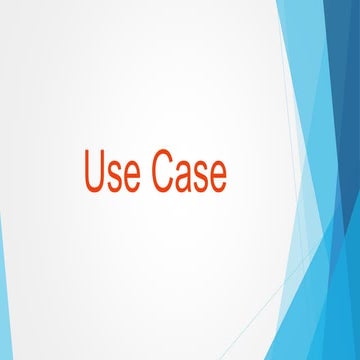Use case | PPT