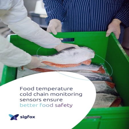 Food temperature cold chain monitoring sensors ensure better food safety