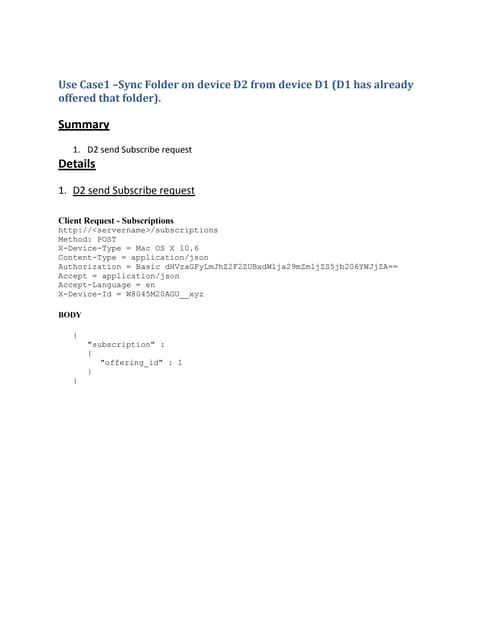 Usecase