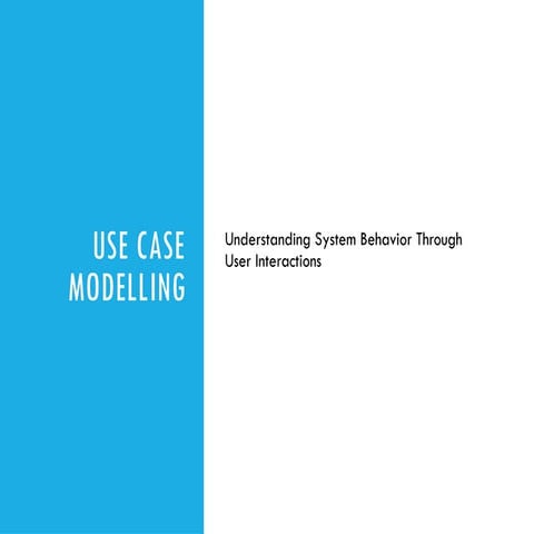 Advanced Use Case Diagram and Model | PDF