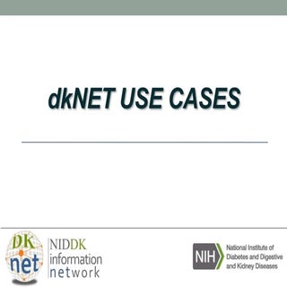 dkNET Sample Searches