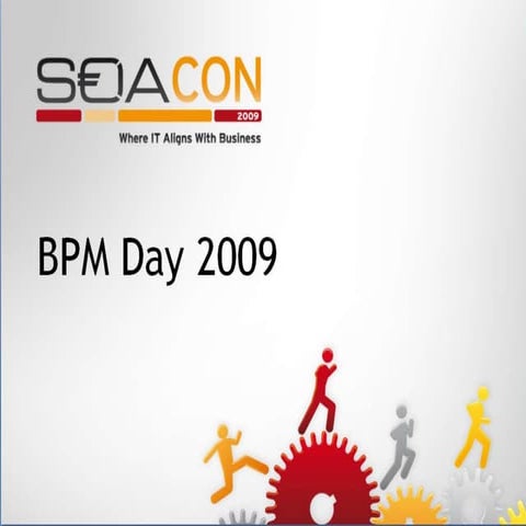 20091112 WJAX BPM und die IT: Architekturen und Use Cases