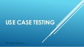 Use case testing