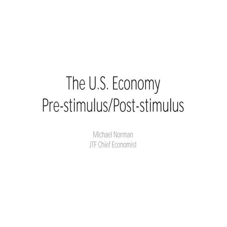 Us economy before and after stimulus