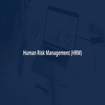 Human Risk Management | PPTX