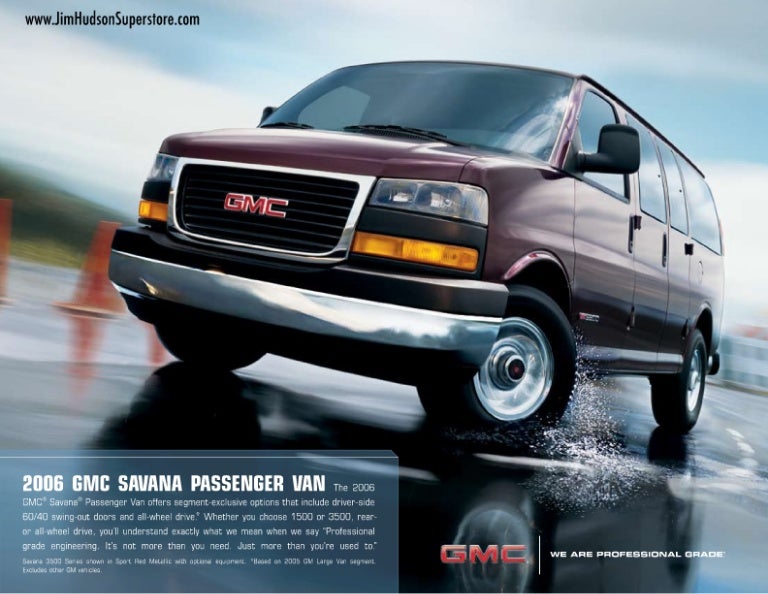 2006 gmc savana passenger van