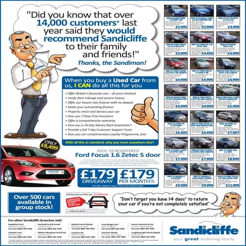 Used Cars In Nottingham - Sandiman