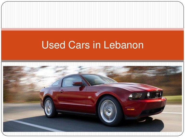 Used cars in lebanon