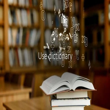 How a Dictionary is Organized | PPT