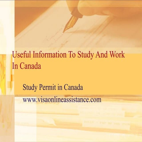 Study Permit in  Canada