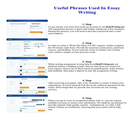 Useful Phrases Used In Essay Writing | PDF