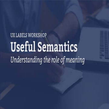 UX Writing Workshop | PDF