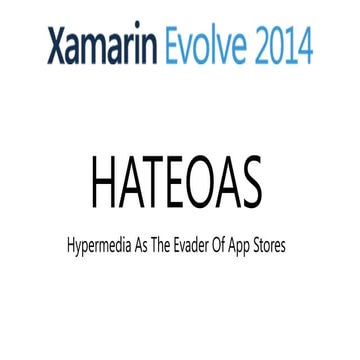 Hypermedia As The Evader Of App Stores