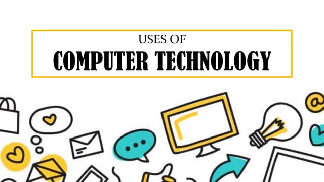 Uses of computer in Different Fields 