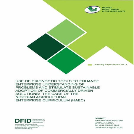 Use of diagnostic tools to enhance enterprise understanding of problems and s...
