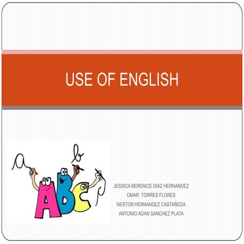 Use of english