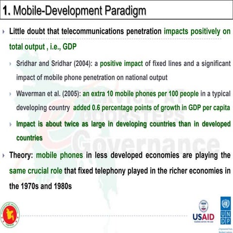 Use of Mobile in Public Service Delivery: Global Best Innovative Practices