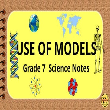 grade 7 - matatag curriculum - Use of Models.pptx