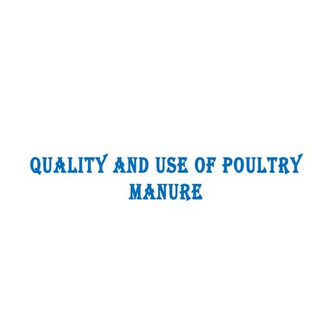 Use of poultry_house_waste_as_livestock__feed__and_fertilizer