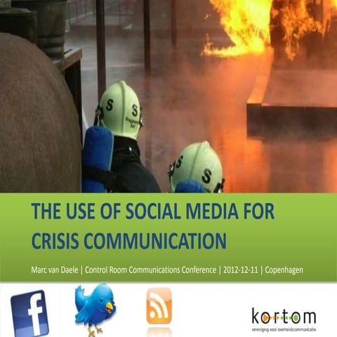 Use of social media in crisis communication