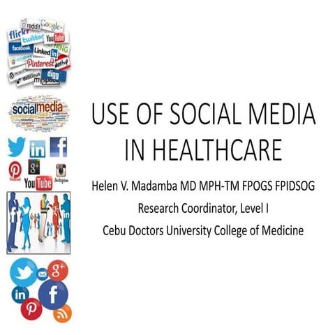 Use of Social Media in Healthcare