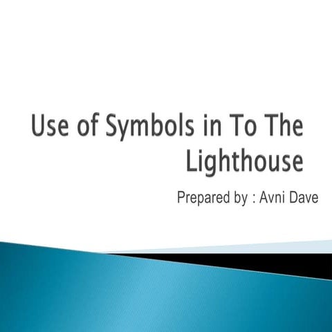 'Use of symbols in to the lighthouse converted-converted