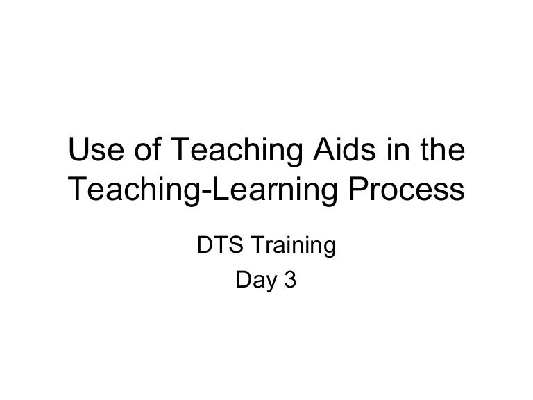 Use of teaching aids in the teaching learning process