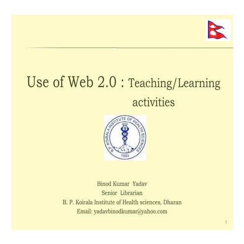 Use of web_2.0_tools_01_june_2012