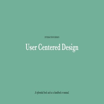 User Centerd Design