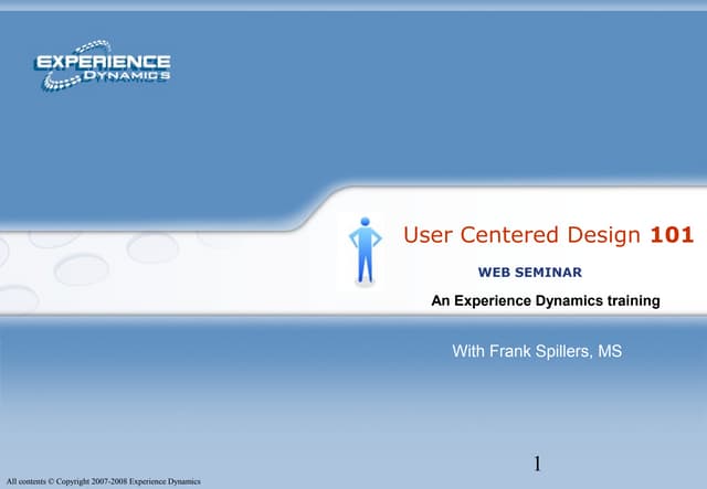 User Centered Design 101