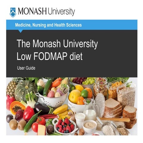 Monash University Low FODMAP Diet App User Guide | PDF