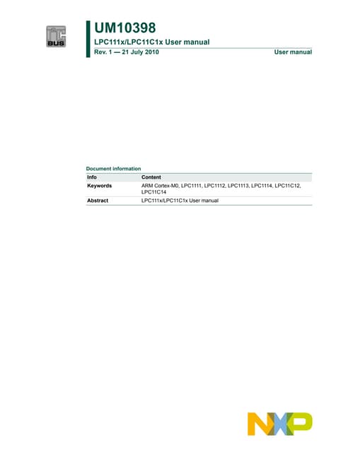 User.manual.lpc11xx.lpc11cxx