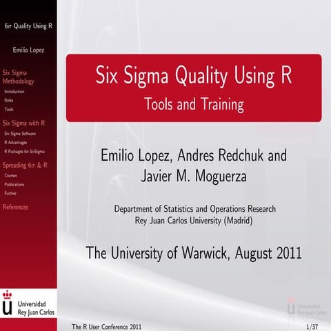 Six Sigma Quality Using R: Tools and Training 