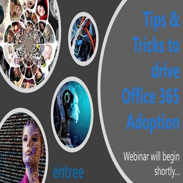 Tips & Tricks to drive Office 365 Adoption webinar with Maarten Visser