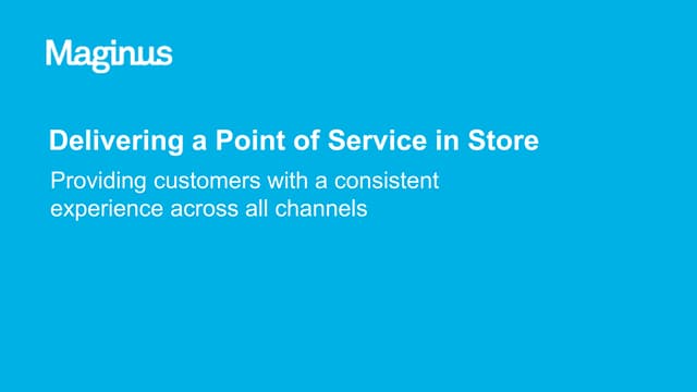 Dynamics AX - Point of Service Not Point of Sale
