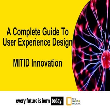 User Experience Design - MIT ID Innovation | PPTX