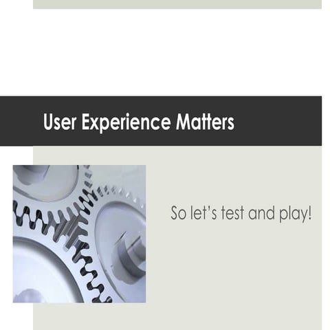 User experience for drupal
