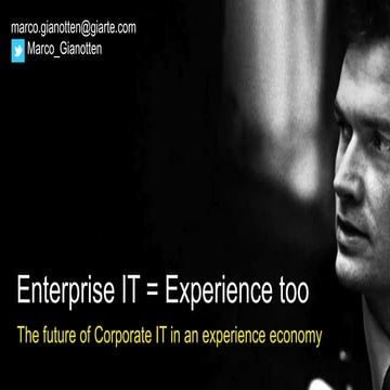 User Experience in Corporate IT