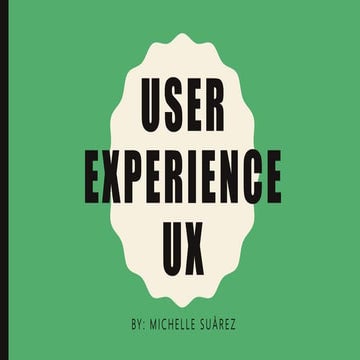 User experience ux