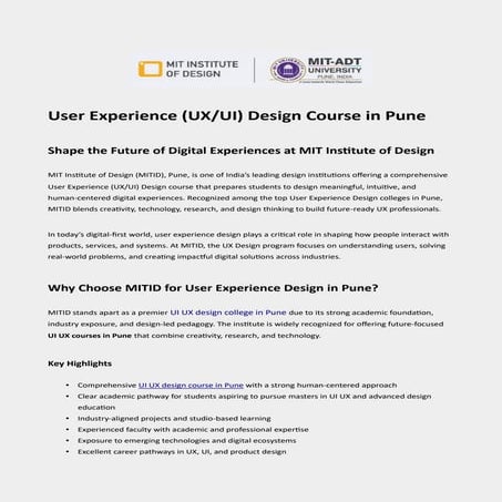 User Experience (UX UI) Design Course in Pune.pdf
