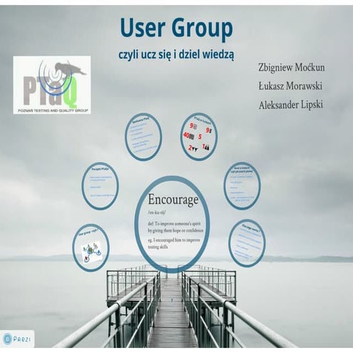 User groups - share your knowledge